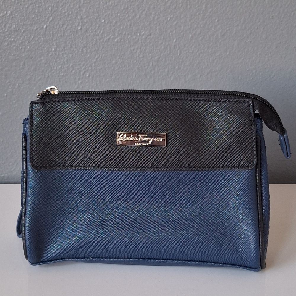 Salvatore Ferragamo Parfums for Eva Air Travel Pouch Bag Makeup Toiletry